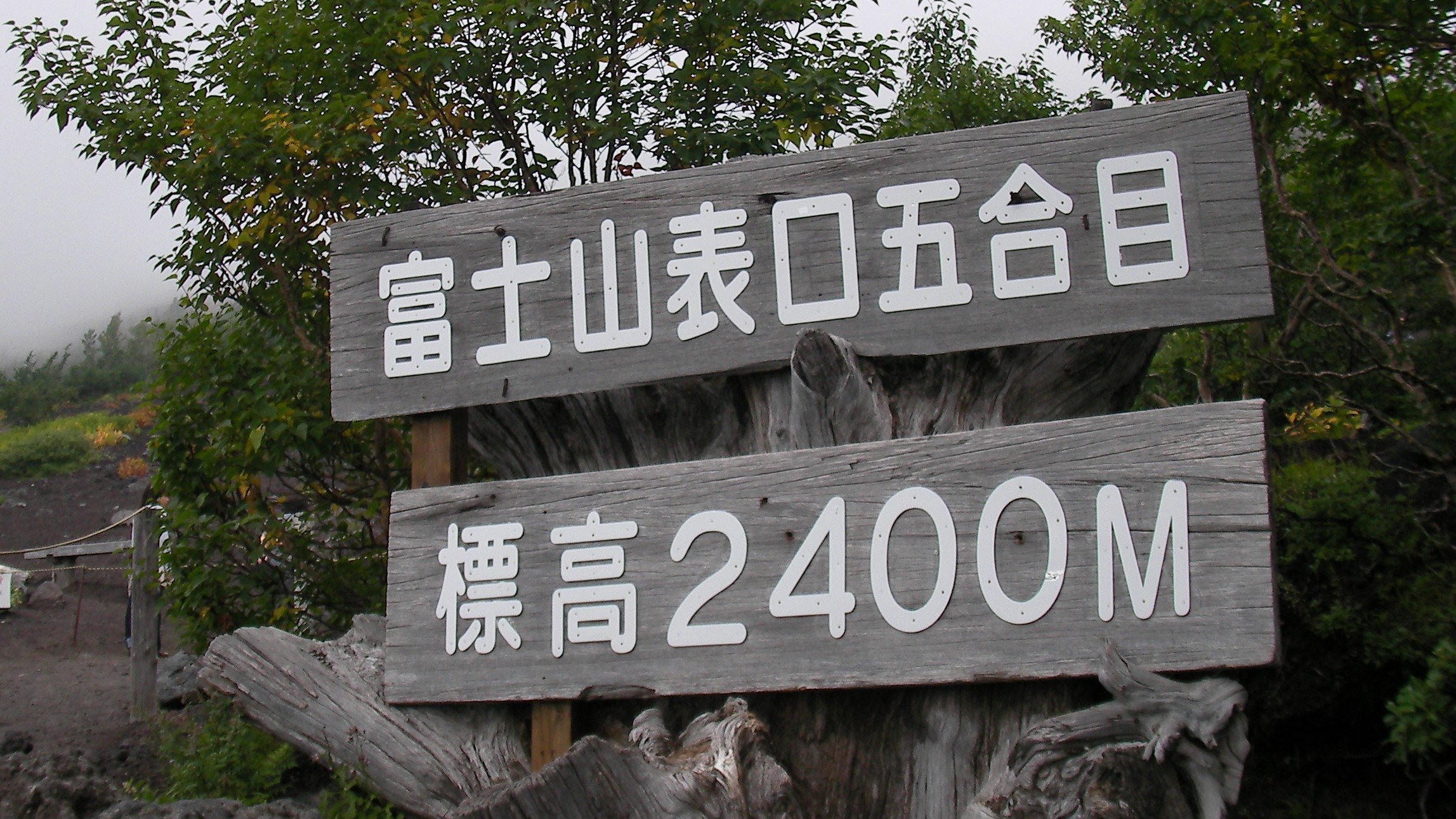 登山の途中です