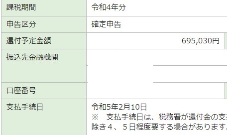 確定申告2022年