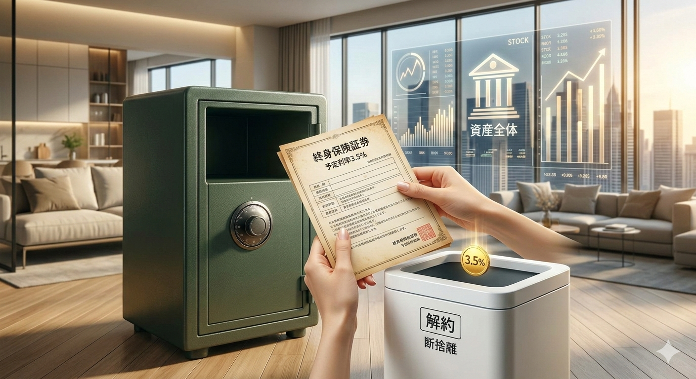 「お宝保険」を手放す